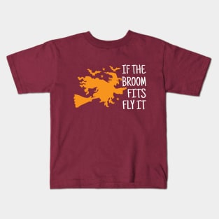 Fly the Broom | Halloween 2023 Kids T-Shirt